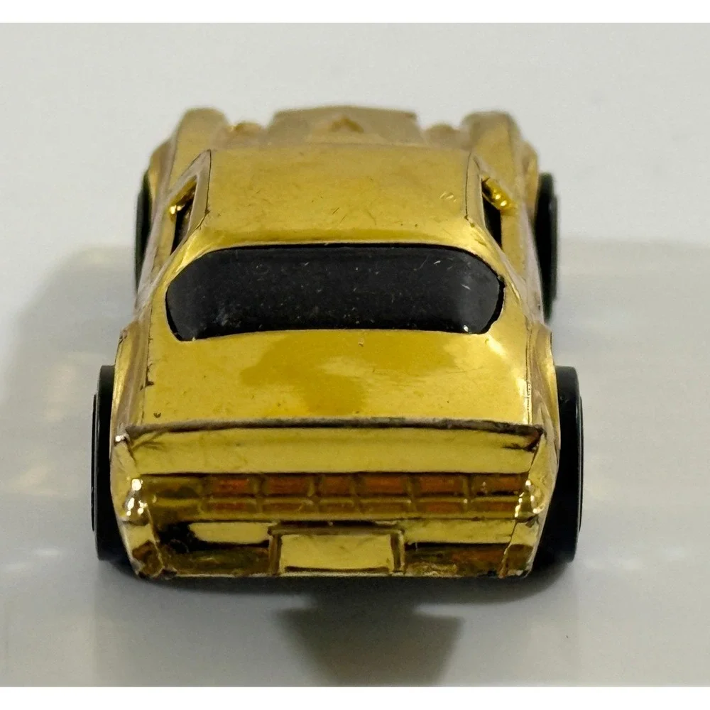 Hot Wheels Dragon Fire Z-28 Camaro Kids 1:64 Gold Chrome Diecast Toy Car 1982